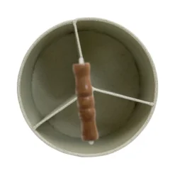 Round White Metal Caddy - Foreside Home & Garden -Decor Home Life Store GUEST 983e269b 29bc 4fb5 8d12 3b685ec12115