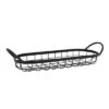 Oblong Black Metal Basket - Foreside Home & Garden -Decor Home Life Store GUEST 996c3e14 b638 4642 9818 efbab2297e83