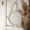 Natural Hanging Mirror With Rope - Foreside Home & Garden 1 Natural Hanging Mirror With Rope - Foreside Home & Garden -Decor Home Life Store GUEST 9a84c4a9 5cad 4e2f aa9a 6ec1a3c8abc5