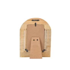 4x6 Inch Arched Picture Frame Mango Wood, MDF, Rattan, Metal & Glass By Foreside Home & Garden -Decor Home Life Store GUEST 9c2d4dd3 0a30 4218 a54d 7dfb4b373dde