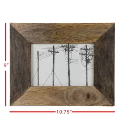 Two Tone 5X7 Natural Wood Photo Frame - Foreside Home & Garden -Decor Home Life Store GUEST 9c40059b 0564 4658 a0a8 8691112d7002