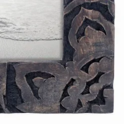 Dark Wood 4 X 4 Inch Carved Wood Picture Frame - Foreside Home & Garden -Decor Home Life Store GUEST a1e0baff e7d2 435d 9738 3a1942f90648