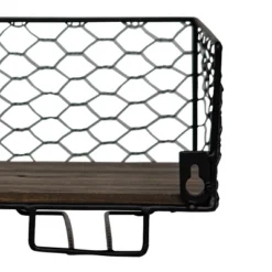 Two Bottle Black Wire Metal Wall Mount Wine Rack - Foreside Home & Garden -Decor Home Life Store GUEST a48f67e5 0c0d 4b17 bcdb 19afa59aaa87