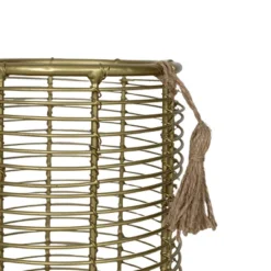 Utensil Caddy Brass Metal With Jute Tassel By Foreside Home & Garden 8 Utensil Caddy Brass Metal With Jute Tassel By Foreside Home & Garden -Decor Home Life Store GUEST a92095e1 d8a3 4883 a022 3b2fff07642d