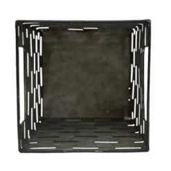 Flower Tin Galvanized Metal Planter - Foreside Home & Garden -Decor Home Life Store GUEST ab4b79e4 b07a 4fc8 b89e 7ff993bb85f1