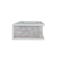 4X6 Inch "Blessed" Picture Box White Fabric, MDF & Glass By Foreside Home & Garden 16 4X6 Inch "Blessed" Picture Box White Fabric, MDF & Glass By Foreside Home & Garden -Decor Home Life Store GUEST ac5431c8 224c 46db 9d09 5665f5d9ec94