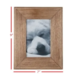 Natural 4X6 Photo Frame Natural Wood, MDF & Glass - Foreside Home & Garden -Decor Home Life Store GUEST acf6b5a3 a687 4e2e b048 c10736d92f55