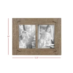 5X7 Inch 2 Photo Weathered Picture Frame Wood, MDF & Glass By Foreside Home & Garden -Decor Home Life Store GUEST afb9dcb6 58bf 43f4 ad0a 6426ec14406e