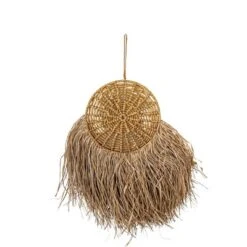 Round Hanging Accent Brown Seagrass, Rope & Jute By Foreside Home & Garden -Decor Home Life Store GUEST b074d513 2442 4650 99f7 7f356dceae8d