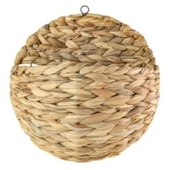 Braided Wall Pocket Water Hyacinth & Metal - Foreside Home & Garden -Decor Home Life Store GUEST b14d8f16 a169 4870 b117 ca62c92f0e86