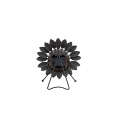 Distressed White Metal Flower Battery Operated Table Clock - Foreside Home & Garden -Decor Home Life Store GUEST b6589dd4 2673 4f76 81c4 7ef3ce2b59b4