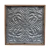 Whitewashed Tin Tile With Wood Frame Wall Decor - Foreside Home & Garden 1 Whitewashed Tin Tile With Wood Frame Wall Decor - Foreside Home & Garden -Decor Home Life Store GUEST b8707310 52e0 40e9 a6d3 f4792ce2717e