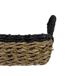 Black Trim Woven Seagrass & Rope Tray By Foreside Home & Garden -Decor Home Life Store GUEST c01bcf87 2c87 431c 9591 7e9beeae5bab