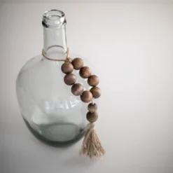 Natural Wood & Jute Beaded Tassel - Foreside Home & Garden -Decor Home Life Store GUEST c0b79cd3 f2d9 4b00 a70d fc8d4ba8b7d5
