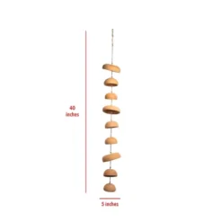 Natural Terracotta Hanging Chime - Foreside Home & Garden -Decor Home Life Store GUEST c59dcc3c 376a 4cce 862d 0a7b7f142808