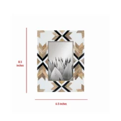 4 X 6 Inch Native Pattern Decorative Wood Picture Frame - Foreside Home & Garden -Decor Home Life Store GUEST c8a22676 115a 4915 bb59 a743943c1320