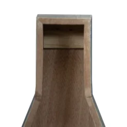 Single Bottle Rustic White Wood Wall Mount Wine Rack - Foreside Home & Garden -Decor Home Life Store GUEST c8a7540d 79d8 4b59 90bc aba01f206a64