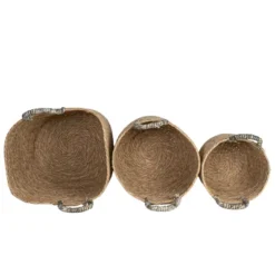 Set Of 3 Baskets Brown Woven Seagrass By Foreside Home & Garden 9 Set Of 3 Baskets Brown Woven Seagrass By Foreside Home & Garden -Decor Home Life Store GUEST ce1d6336 b490 40b9 ab60 c79225b4e041