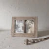 5X7 Inch 2 Photo Weathered Picture Frame Wood, MDF & Glass By Foreside Home & Garden -Decor Home Life Store GUEST cf707273 d9cd 4ae6 98be a86b305a8909