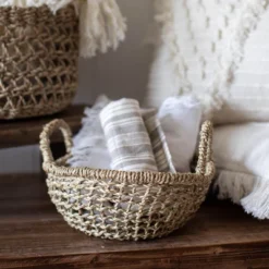 Natural Seagrass Bowl - Foreside Home & Garden -Decor Home Life Store GUEST d3eecf95 e94a 4aa6 a02f 484a2bc51c79