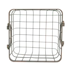 Patina Metal Basket - Foreside Home & Garden -Decor Home Life Store GUEST d5a2bbef ac9b 4dbd 8d7e db97162c5ea1