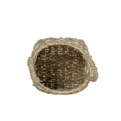 6.75 Inch Basket White Seagrass & Rope By Foreside Home & Garden -Decor Home Life Store GUEST d5a74783 cc67 4d37 bc75 25e895519ef2