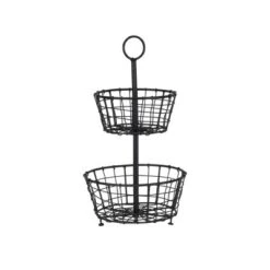 Metal Two Tier Decorative Storage Basket - Foreside Home & Garden -Decor Home Life Store GUEST ee46776a 8a92 473d 95ec 0d66b8f7ee65
