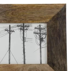 Two Tone 5X7 Natural Wood Photo Frame - Foreside Home & Garden -Decor Home Life Store GUEST f95e5c81 0a34 4b79 be8d 084121616d9b