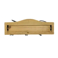 Black Metal & Wood Space Saving Wine Holder - Foreside Home & Garden -Decor Home Life Store GUEST fb551f22 d842 4e07 b7c0 050aa8a1b886