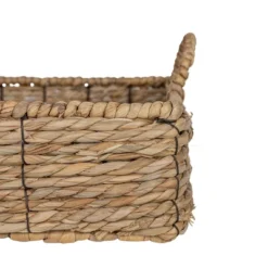 Brown Woven Seagrass & Metal Tray By Foreside Home & Garden -Decor Home Life Store GUEST ff072fe6 a229 4991 961b 6620dbcc23d4